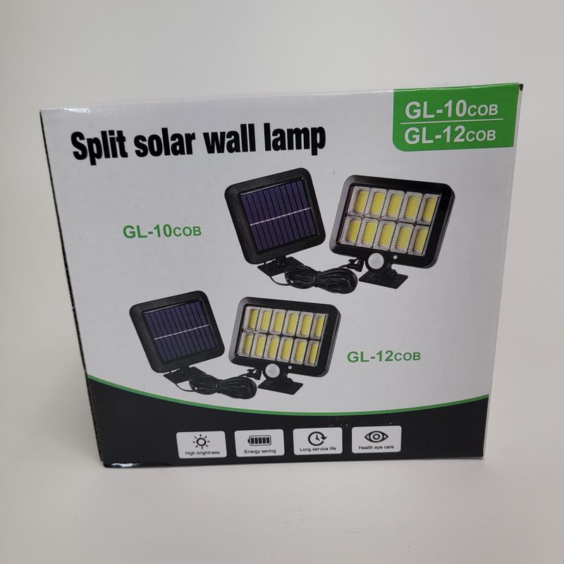 Split solar wall lamp