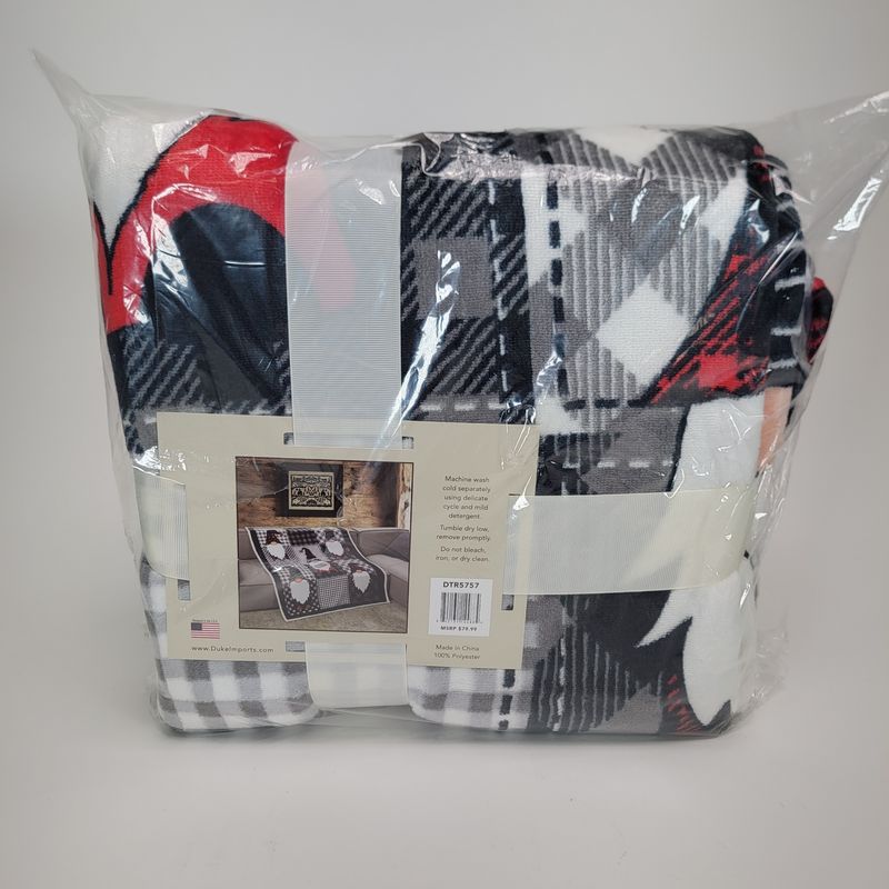 Gnome flannel throw