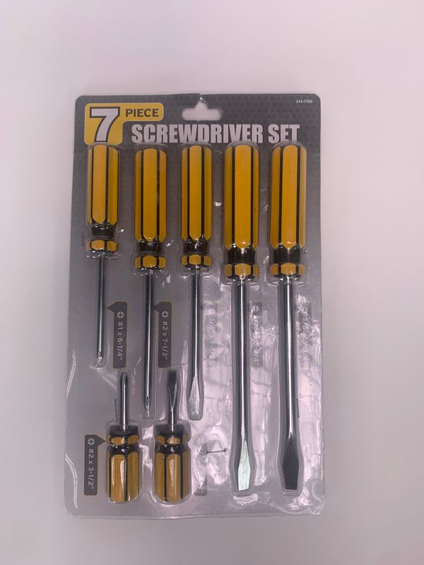 7pc screwdriver set