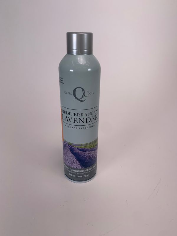 Quality Care 10oz Cans Mediterranean Lavender Air Care Freshener