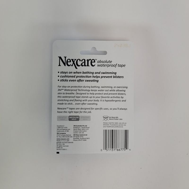 Nexcare waterproof tape