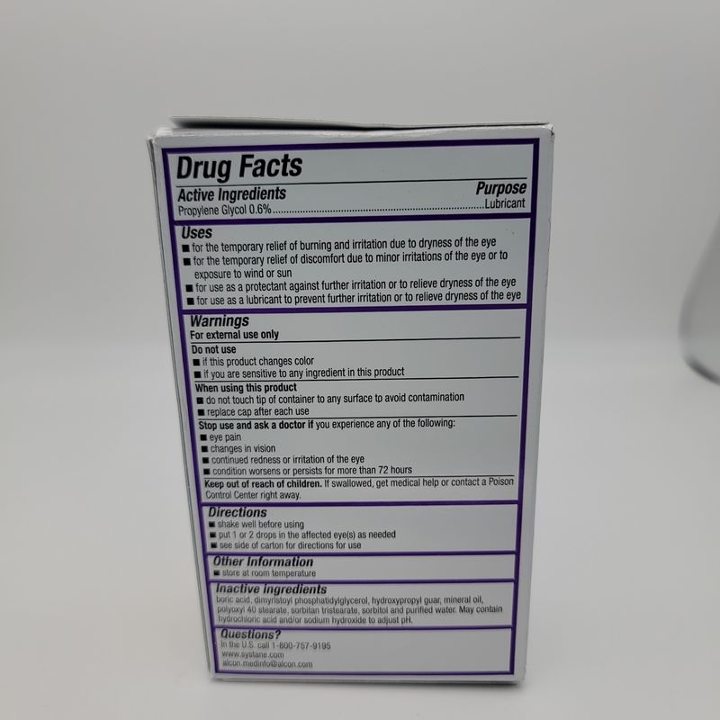 Systane Lubrificant Eye drops
