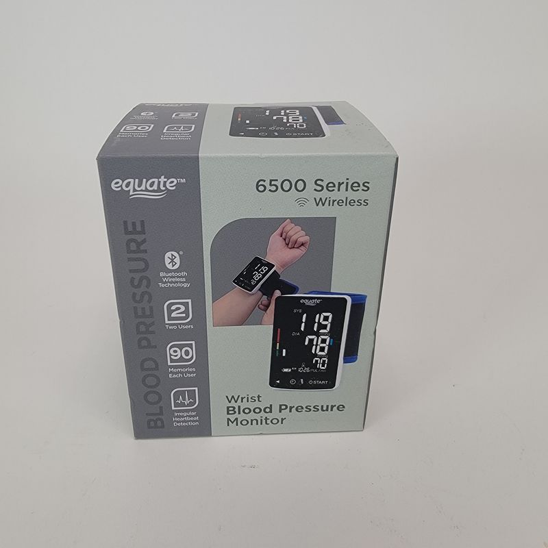 Equate 6500 Series Wrist Blood Pressure Monitor