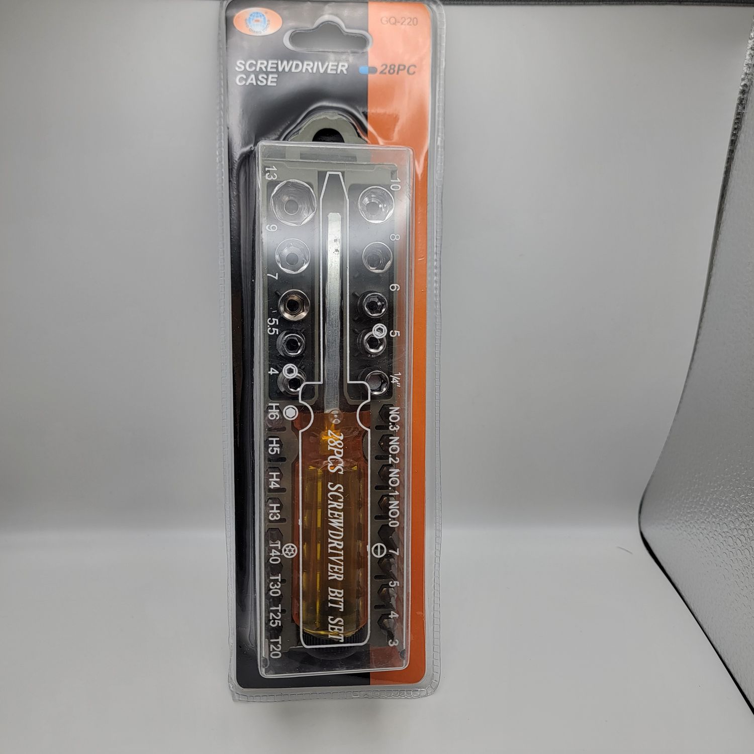 28pc. Socket &amp; Screwdriver Bit Sets with Carry Cases