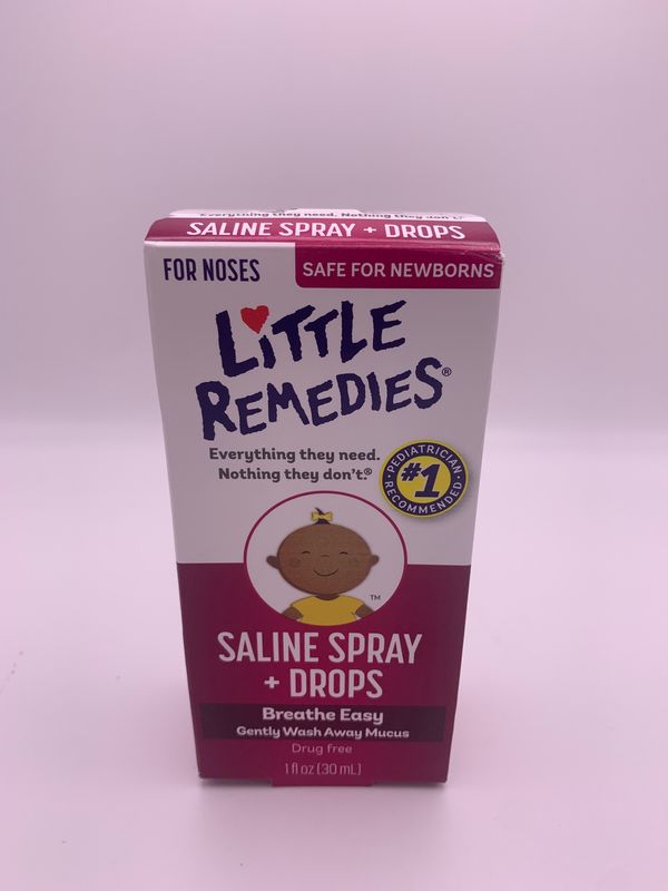 saline spray &amp; drops little remedies