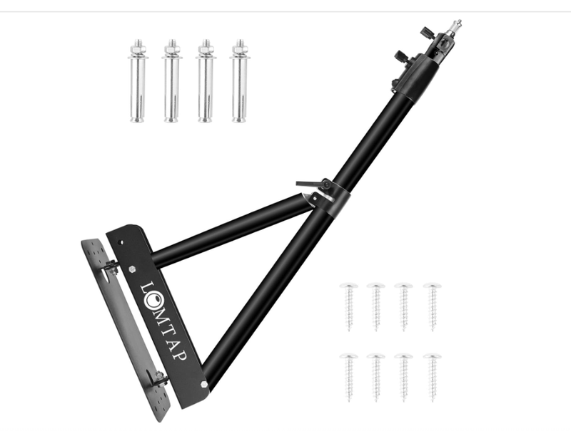 LOMTAP Ring Light Wall Mount Triangle Boom Arm