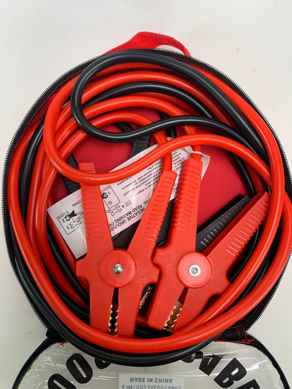 Quality Tools 12ft x 6 Gauge - Booster Jumper Cables
