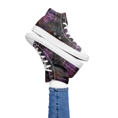 Women’s Designer High Top Canvas Shoes