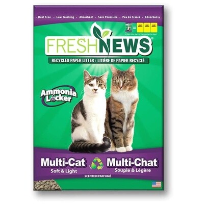 Fresh News Litière en Papier Recyclé Multicat