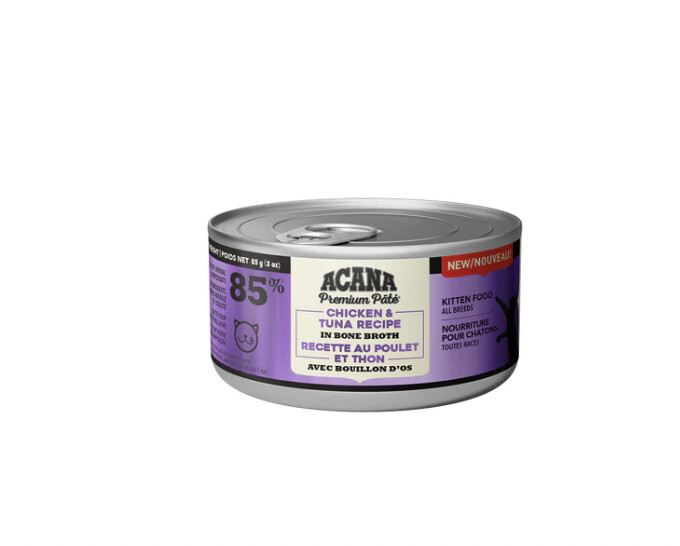 Acana pour chaton 85g - Poulet et Thon
