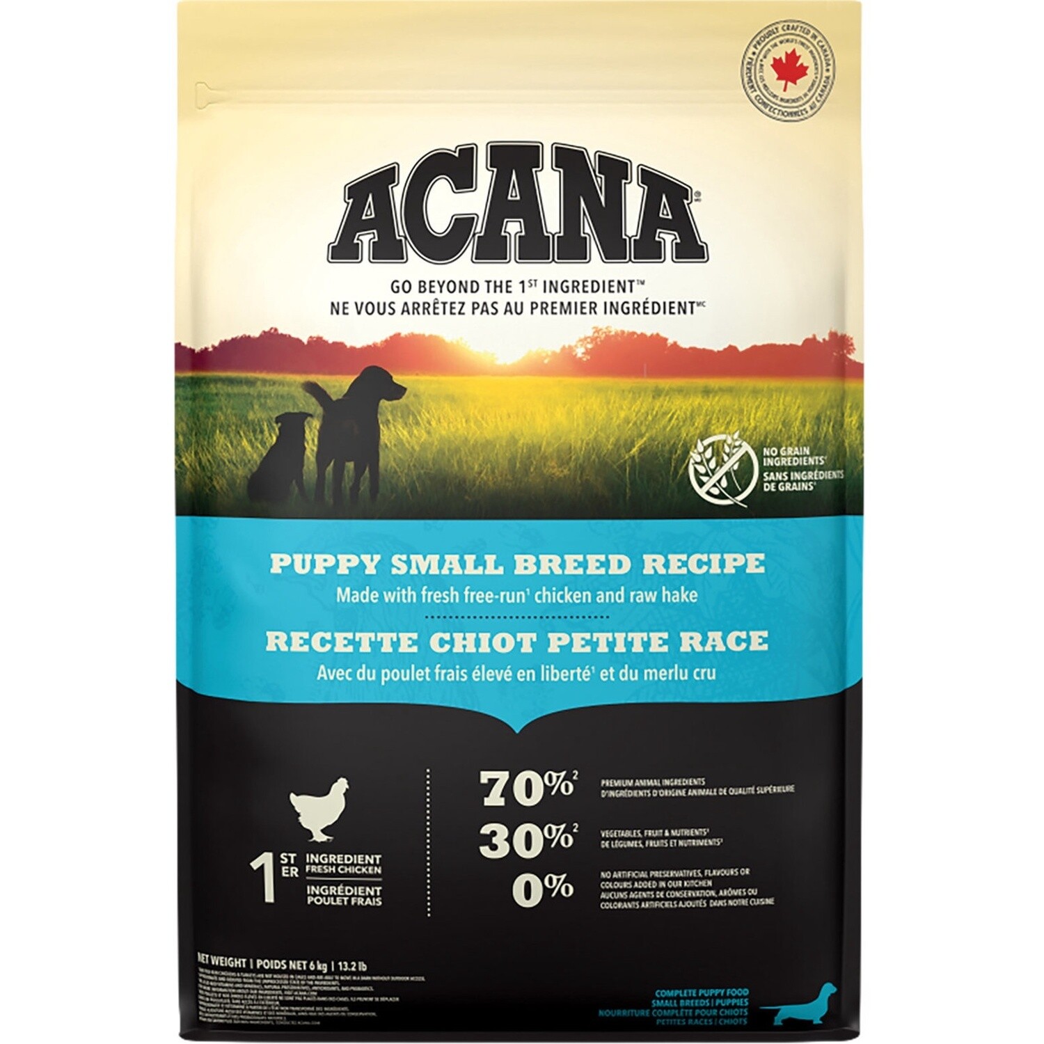 Acana Recette Pour Chiots Petite Race Sans Grains (2kg)