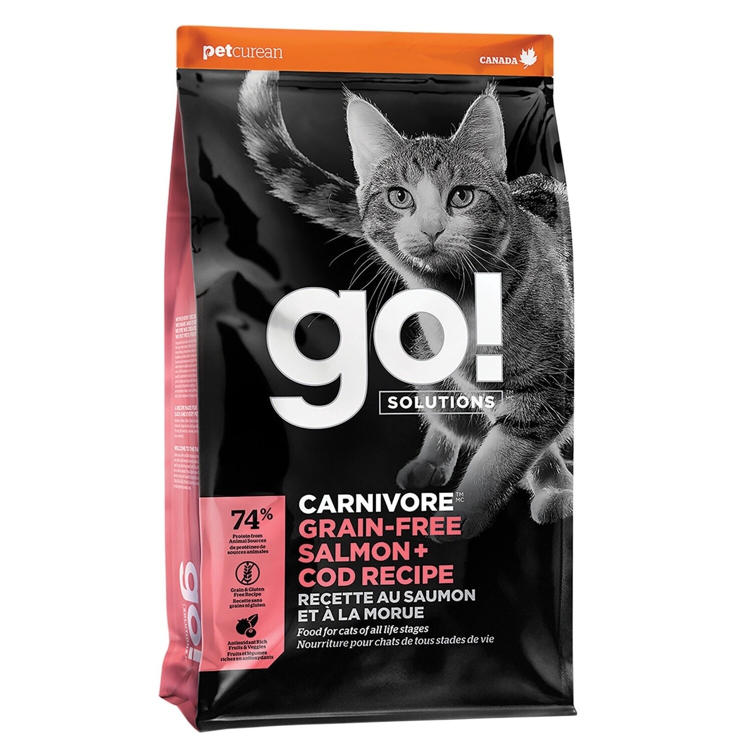 Go! Solutions Carnivore Saumon et Morue (Chat)