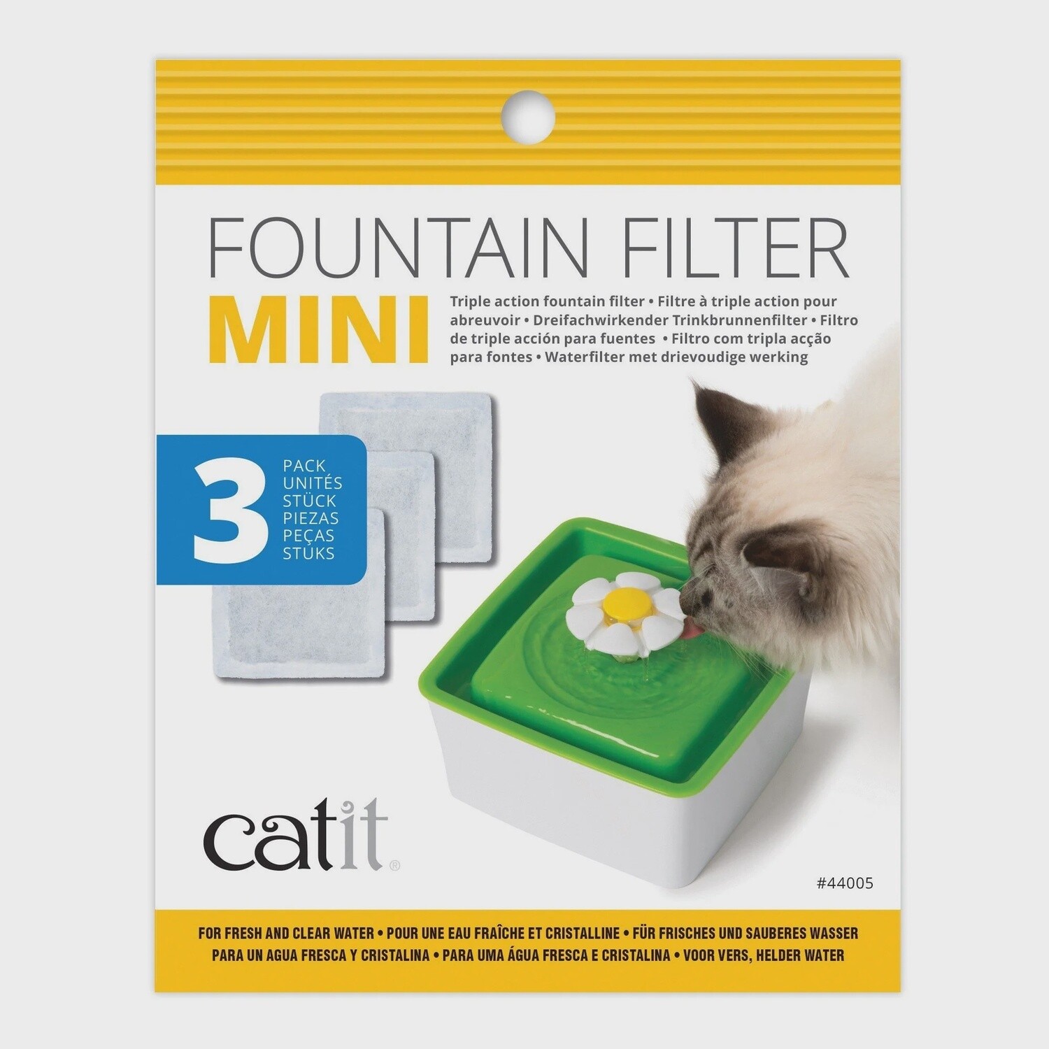 Catit - Filtre à triple action pour MINI abreuvoir (3 mcx)