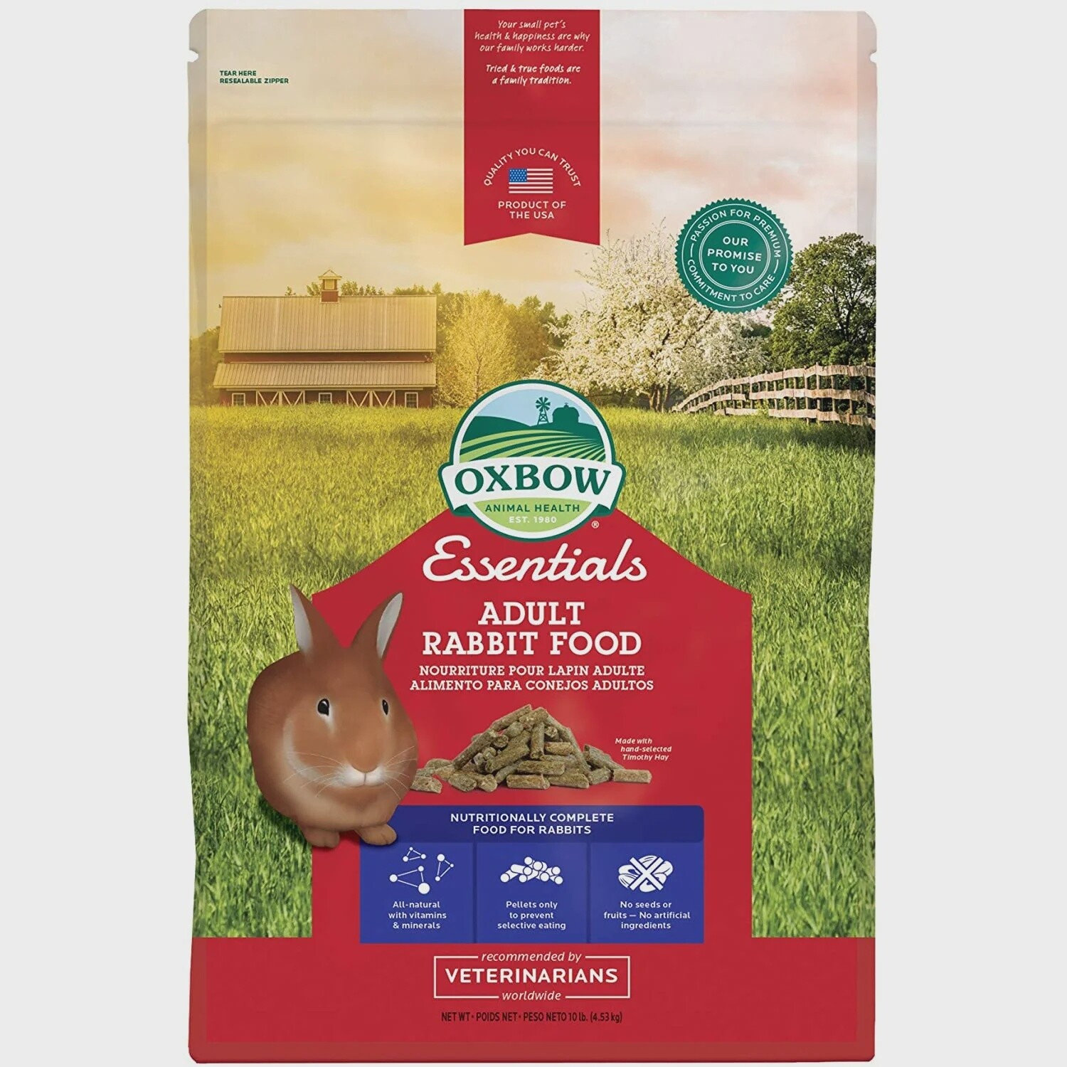 Oxbow Nourriture pour lapin adulte