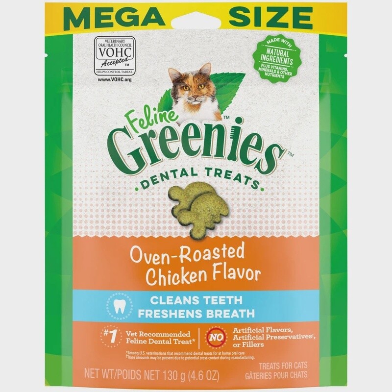 Greenies - Gâteries dentaires au poulet - chat (130g)