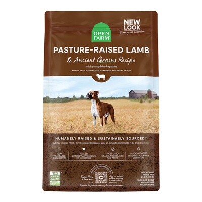 Open Farm Chien - Agneau Avec Grains pour chiens (1.81 kg, 9.97 kg)