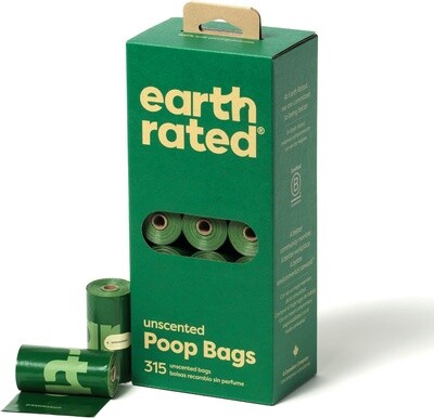 Earth Rated - Sacs de poubelle pour chiens (315 mx)