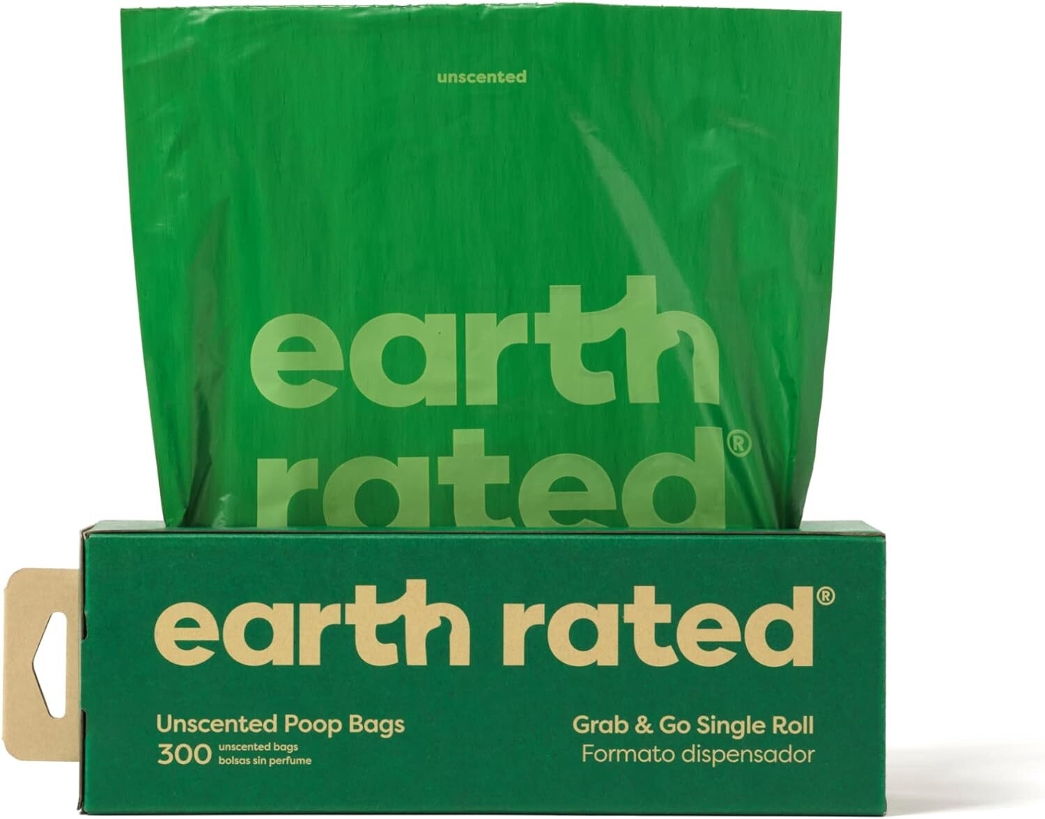 Earth Rated - Sacs non parfumés 8&quot; x 13&quot;  300ct