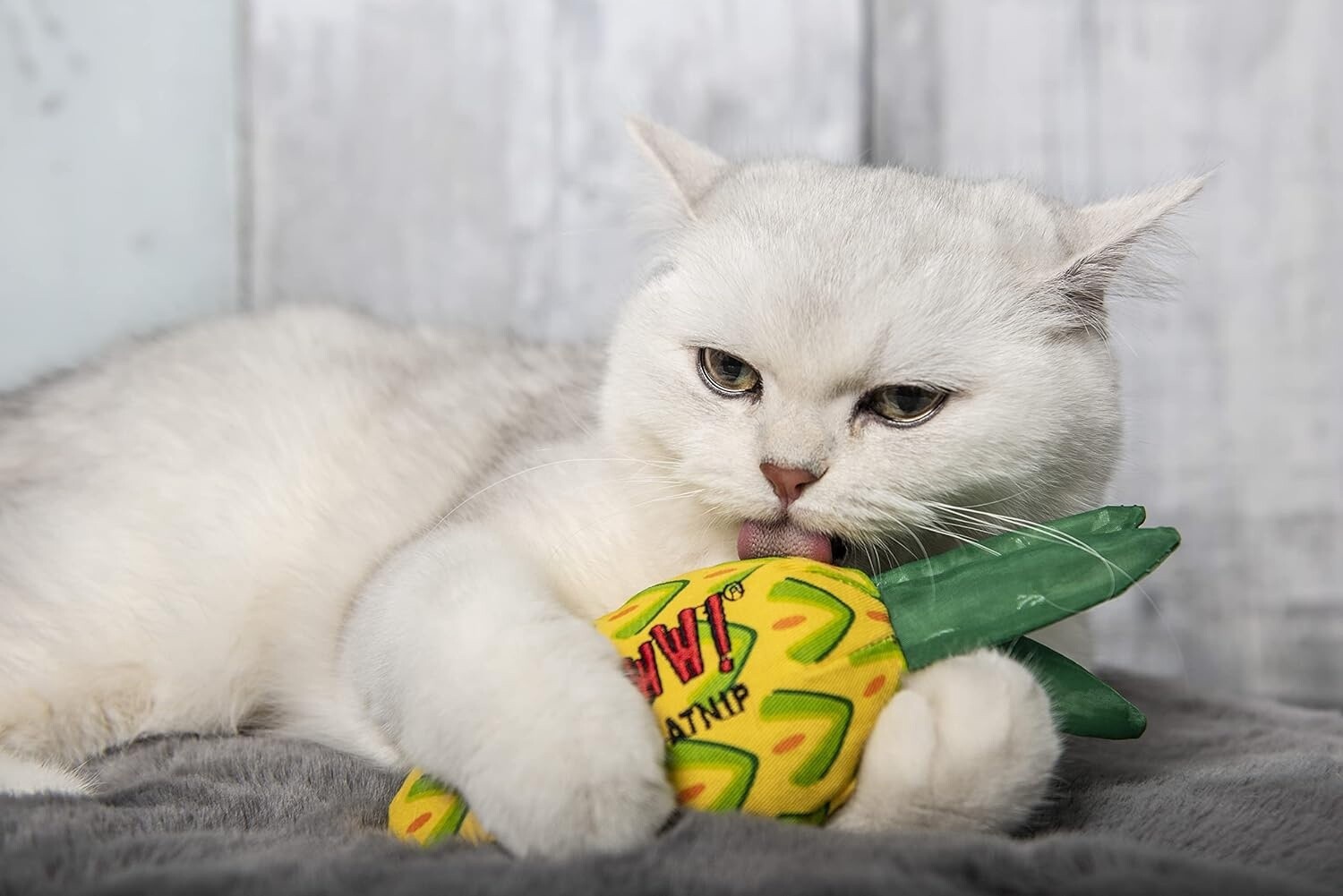 Yeowww Jouet Ananas pour chat avec l&#39;herbe à chat