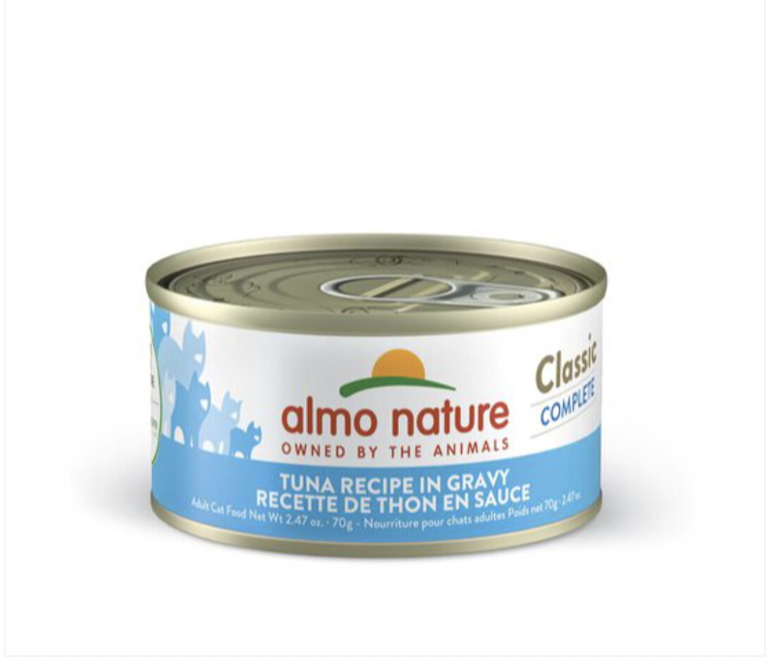 Almo Nature Pâté pour chats classique complete, Saveur: Thon en sauce