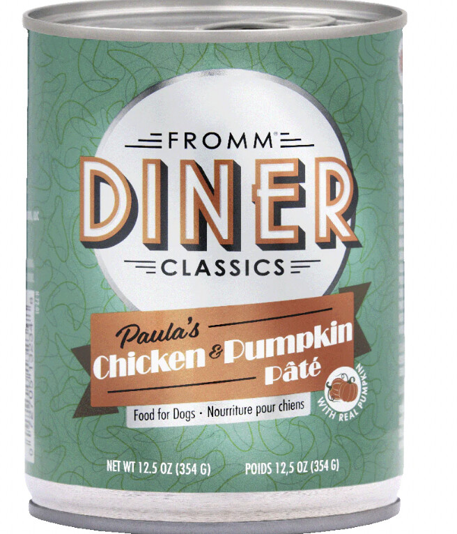 Fromm Diner - Poulet et citrouille pate pour chiens
