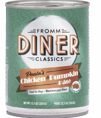 Fromm Diner - Poulet et citrouille pate pour chiens