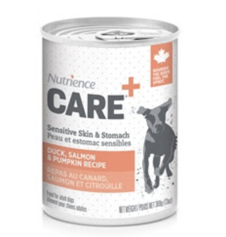Nutrience Care + - Pâté Canard, Saumon et Citrouille (369g) - chien