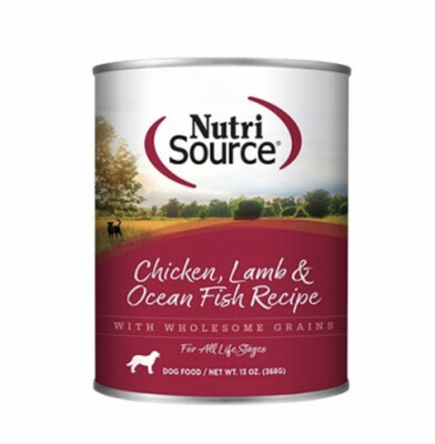 Nutrisource - Poulet, agneau et poisson pour chien (13oz)