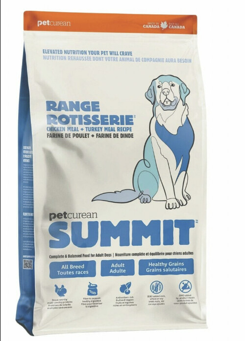 Petcurean - Summit « Range Rotisserie » Poulet et Dinde pour chiens (11.34kg)