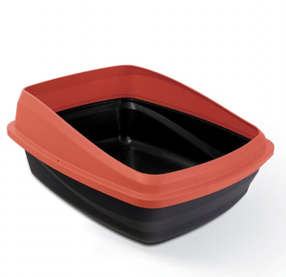 Catit - Bac à Litière, Rouge et Gris moyen