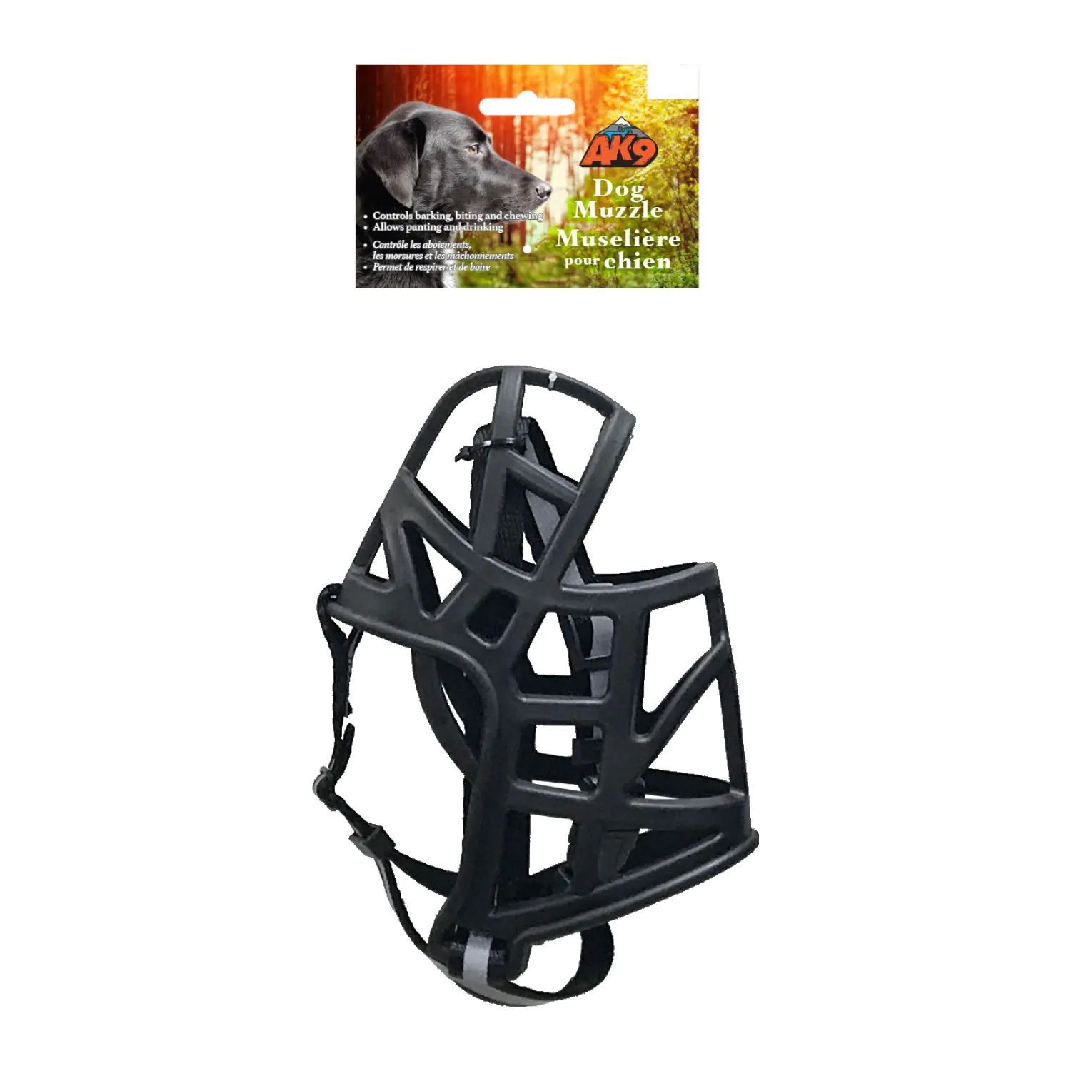 AK-9 Museliere pour chien, Size: Size 1