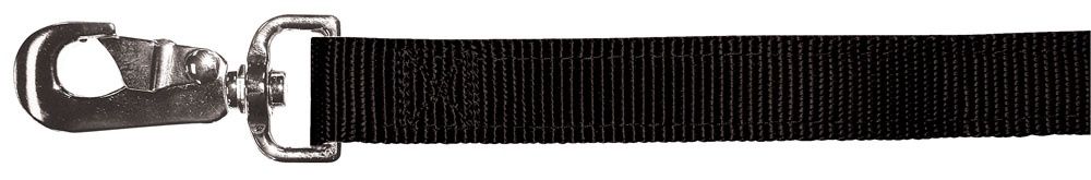 AK9  Laisse pour chiens 1 x48 - Double epais, Couleur: Noir
