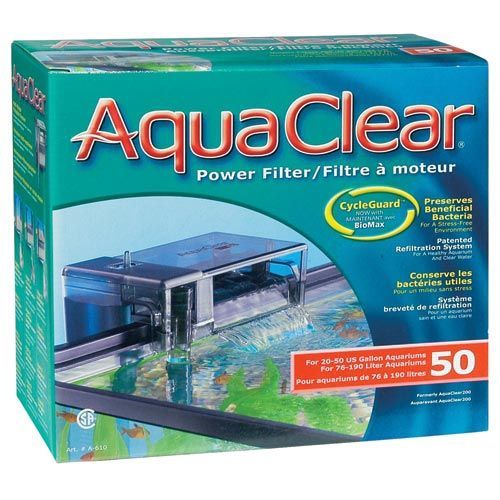 Aqua Clear filtre, Format: Pour 50 Gallons