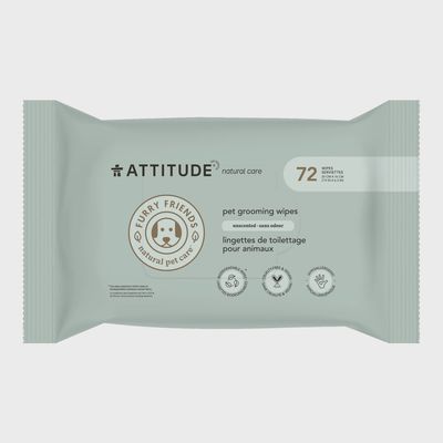 Attitude - Furry Friends Lingettes de toilettage pour animaux (72mcx)