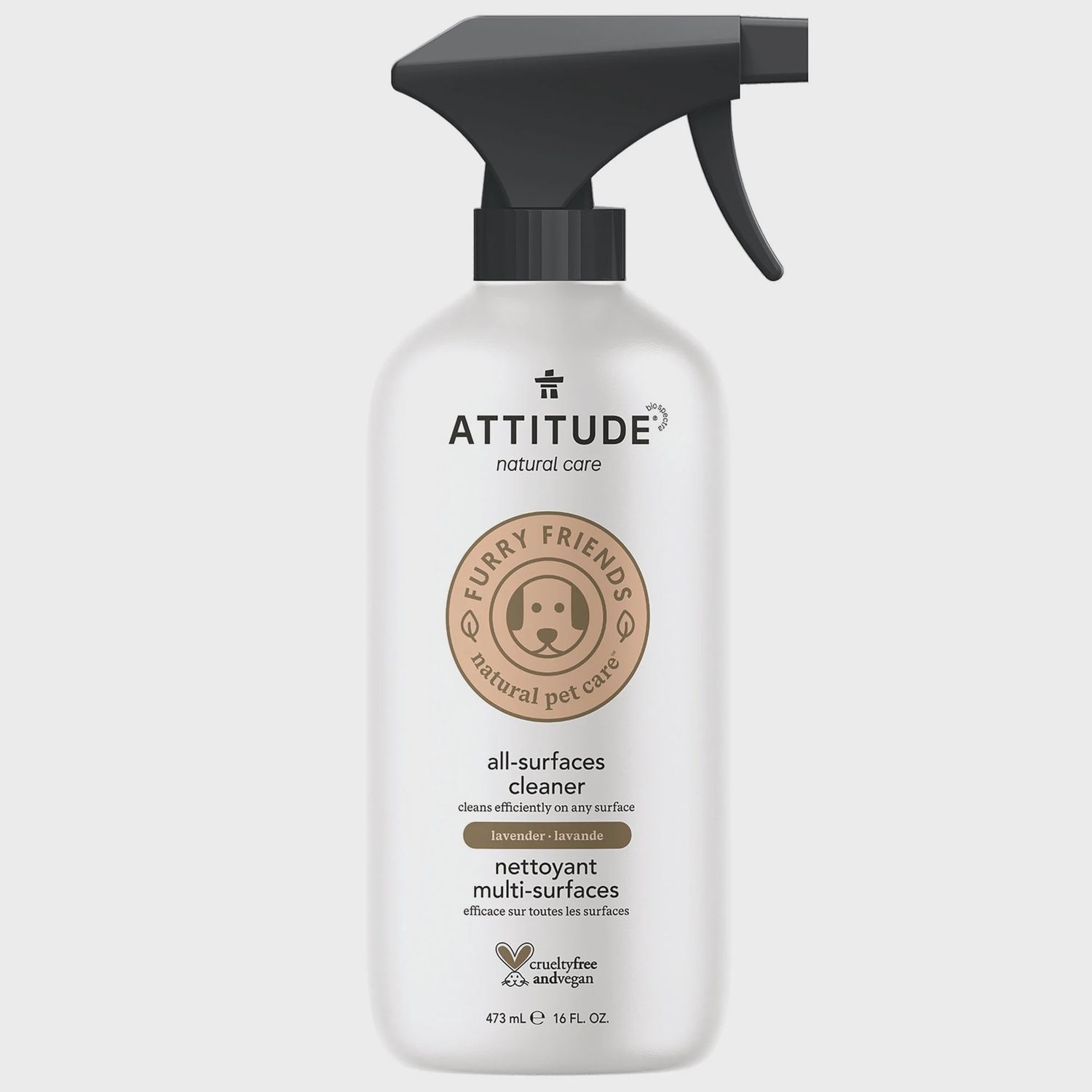 Attitude - Furry Friends Nettoyant toutes surfaces pour animaux