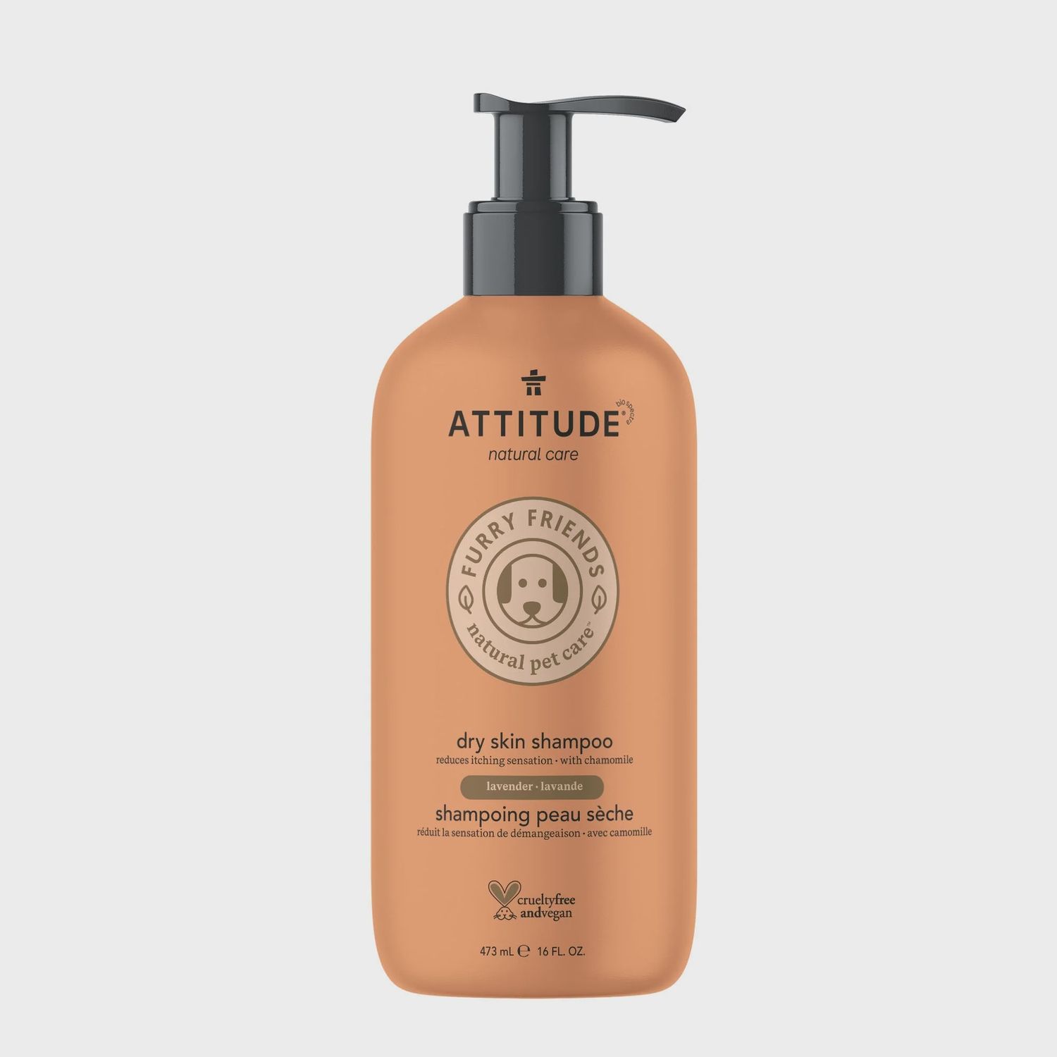 Attitude - Furry Friends Shampooing pour Peau Sèche pour Animaux, Title: lavender