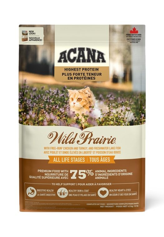 Acana - Wild Prairie - plus forte teneur en protéines (1.8kg, 4.5kg), Format: 4.5 kg