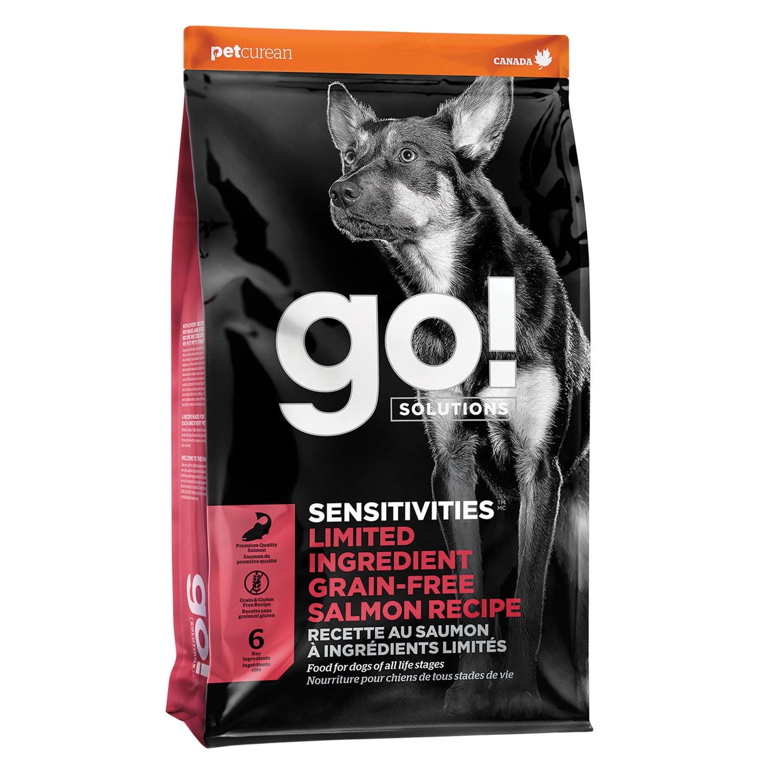 Go! Solutions - recette « Sensitivities » Saumon sans grains pour chien, Format: 1.59 kg
