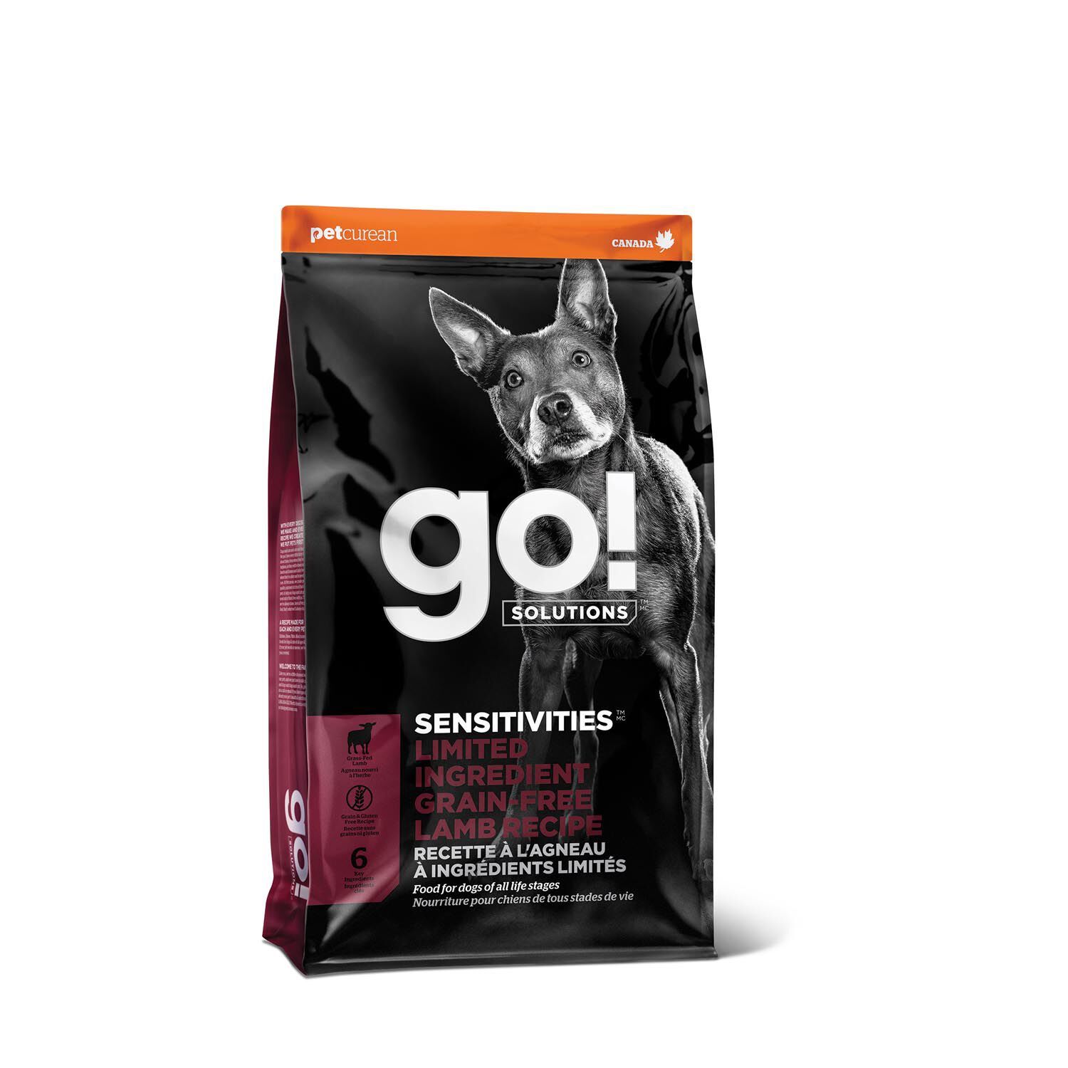 Go! Solutions - Recette « Sensitivities » sans grains à l&#39;agneau pour chiens