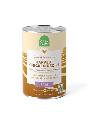 Open Farm - Pâté - Nourriture humide pour chiens (Poulet et beouf, Surf et Turf, Poulet, Dinde, Poulet et Saumon, Végane, Chiot Poulet et Saumon) (354 g)