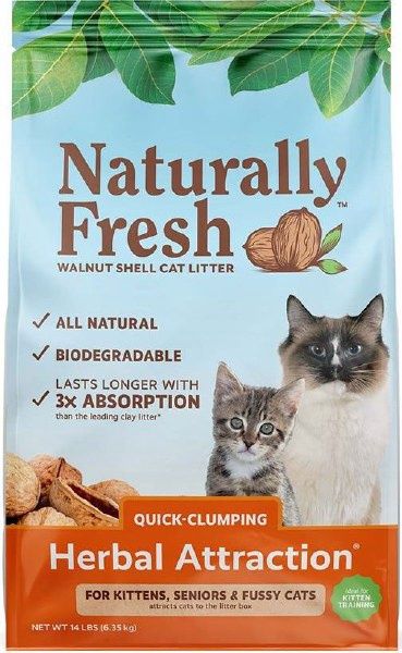 Naturally Fresh Litière de Chat, Attraction Herbale (6.35kg)