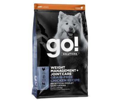Go! Solutions chien - Controle du Poids + Articulations - Poulet, sans grains, 3.5lb