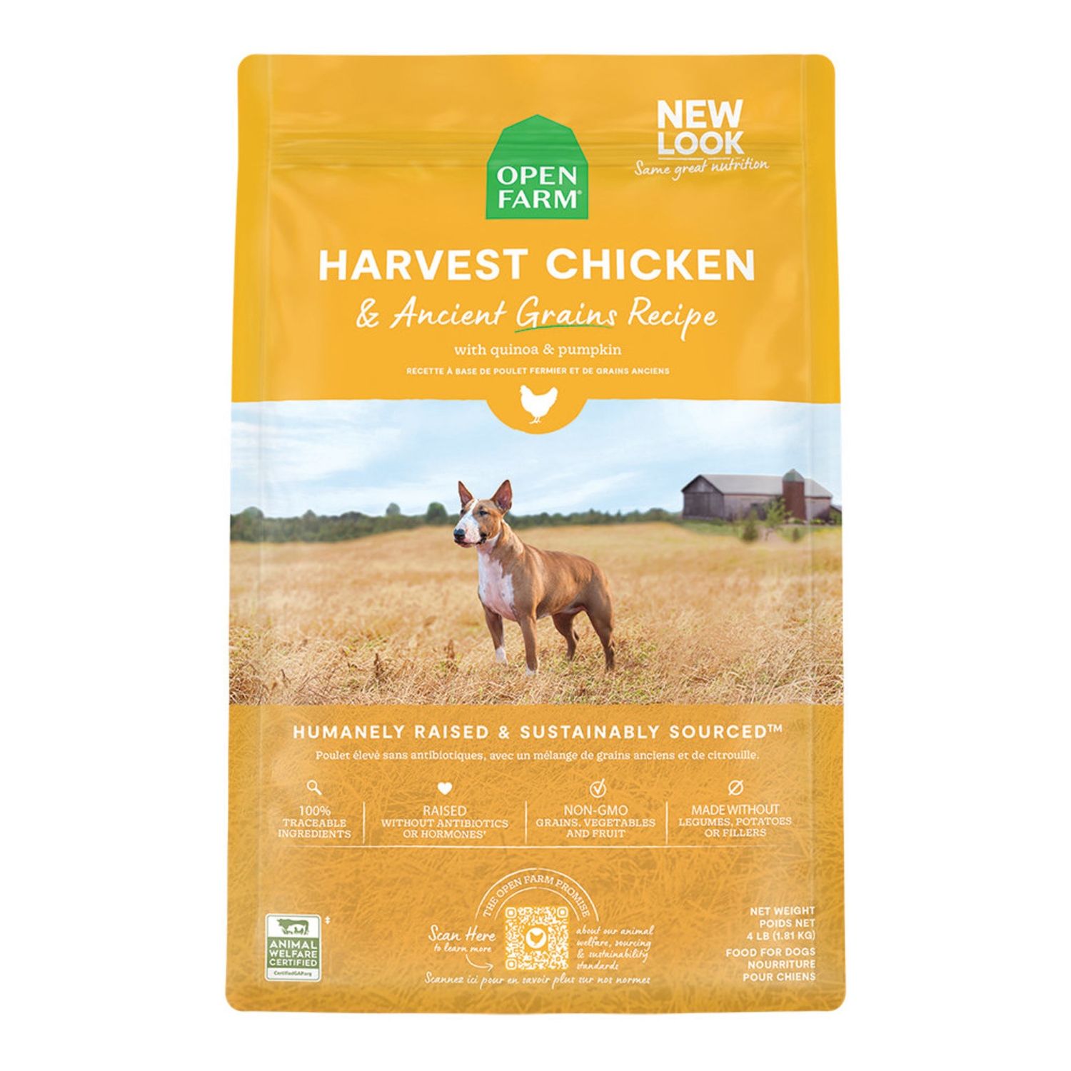 Open Farm Chien - Poulet Fermier et Grains Anciens (1,81 kg, 4.98kg), Taille: 1.81 kg