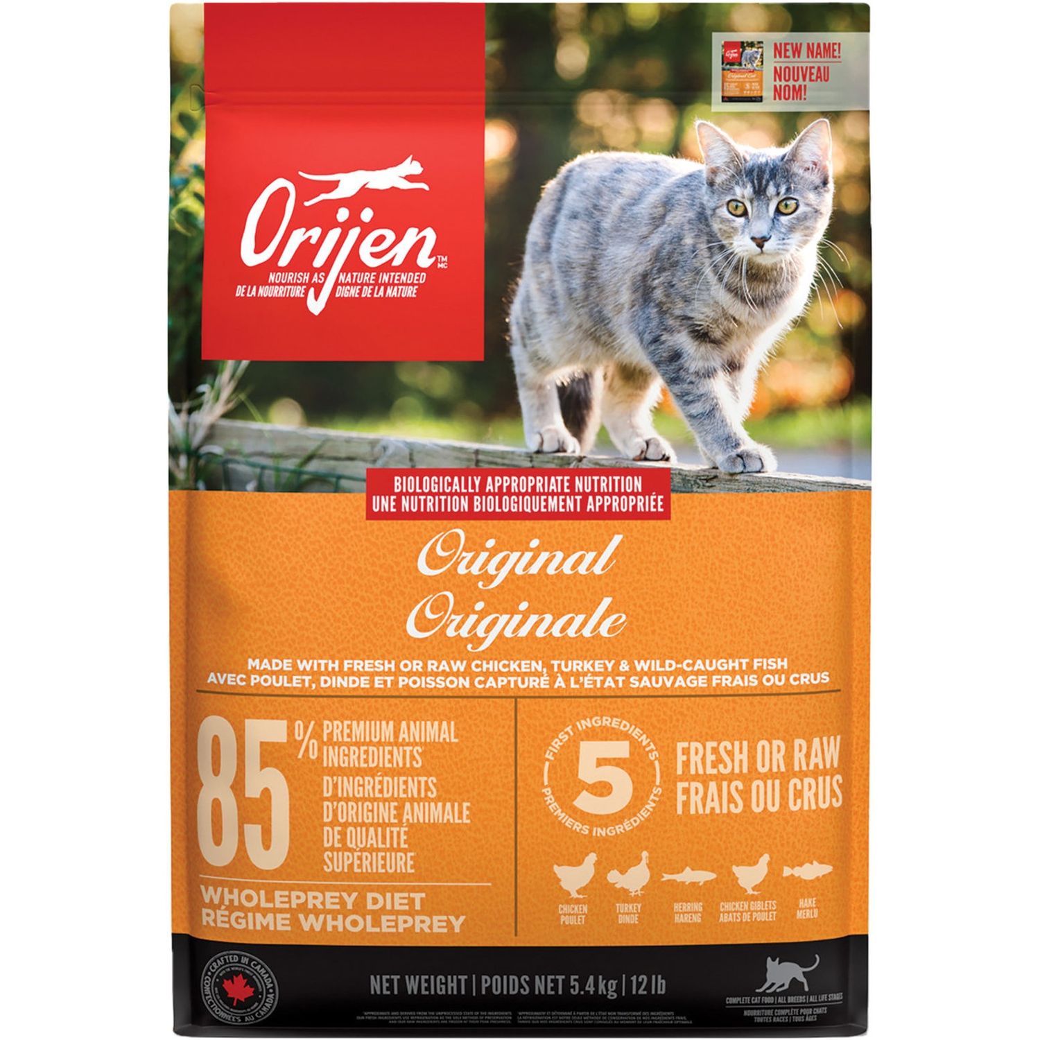 Orijen - Original - chat (1.8kg, 5.4kg), Taille: 5.4kg