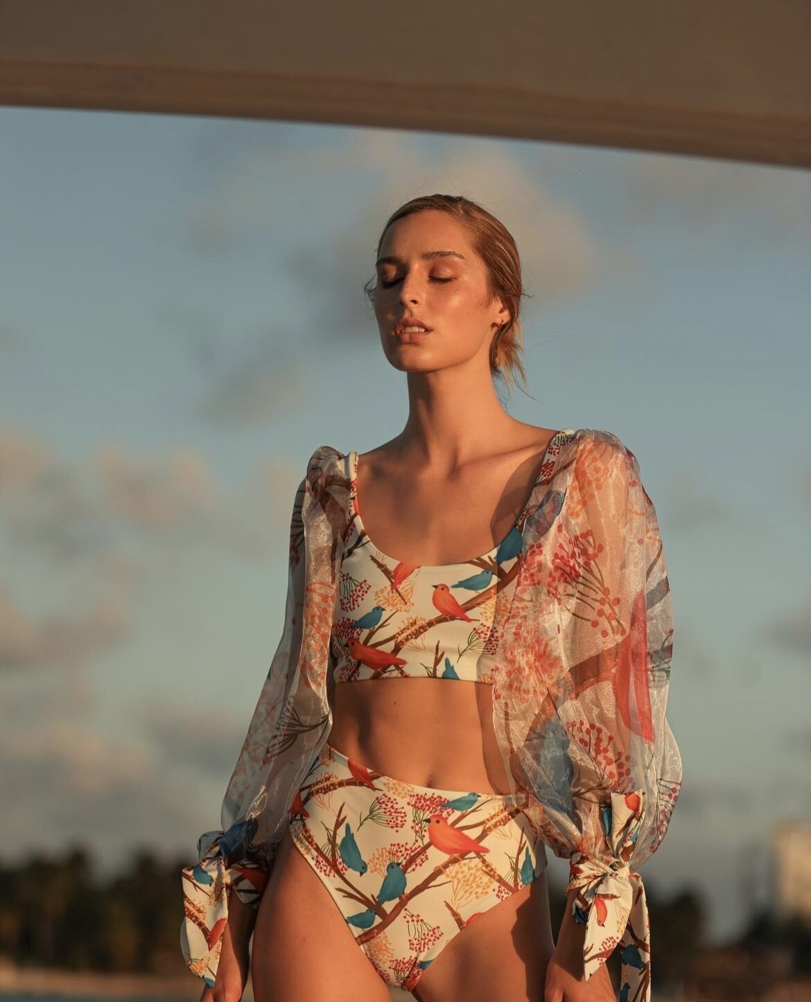 Magic Blue High Waisted Bikini Exclusive Collection