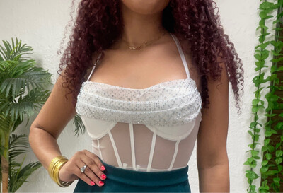 Fun Rhinestone Top