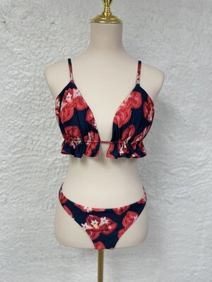 Red flowers bikini exclusive collection