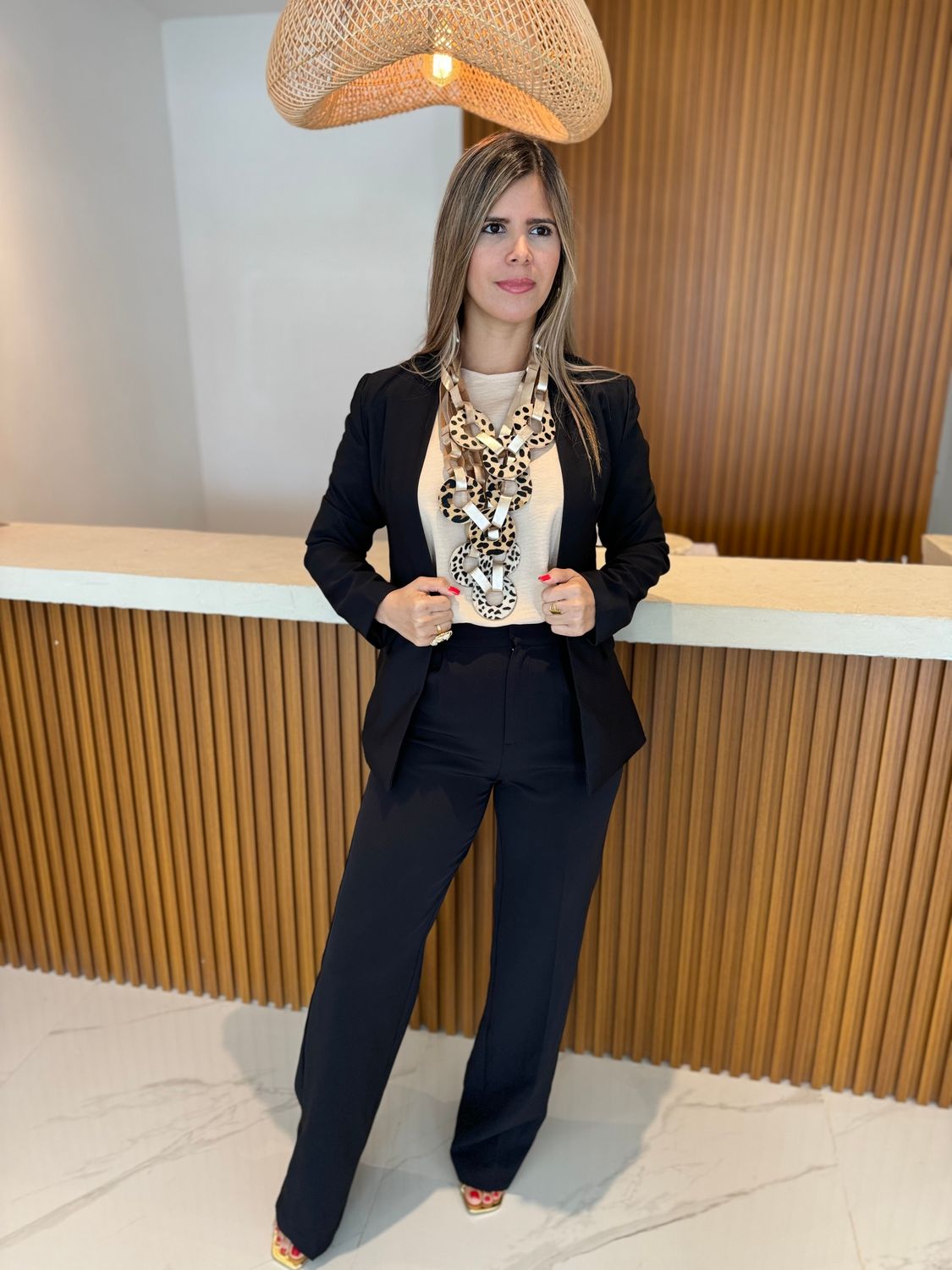 Black Business Blazer Set