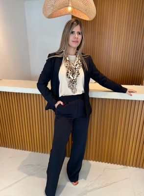 Black Business Blazer Set
