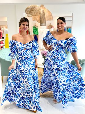 Santorini Long Dress Exclusive Collection